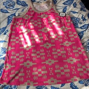 Two 2 Fly Aztec Tank Top Size XL